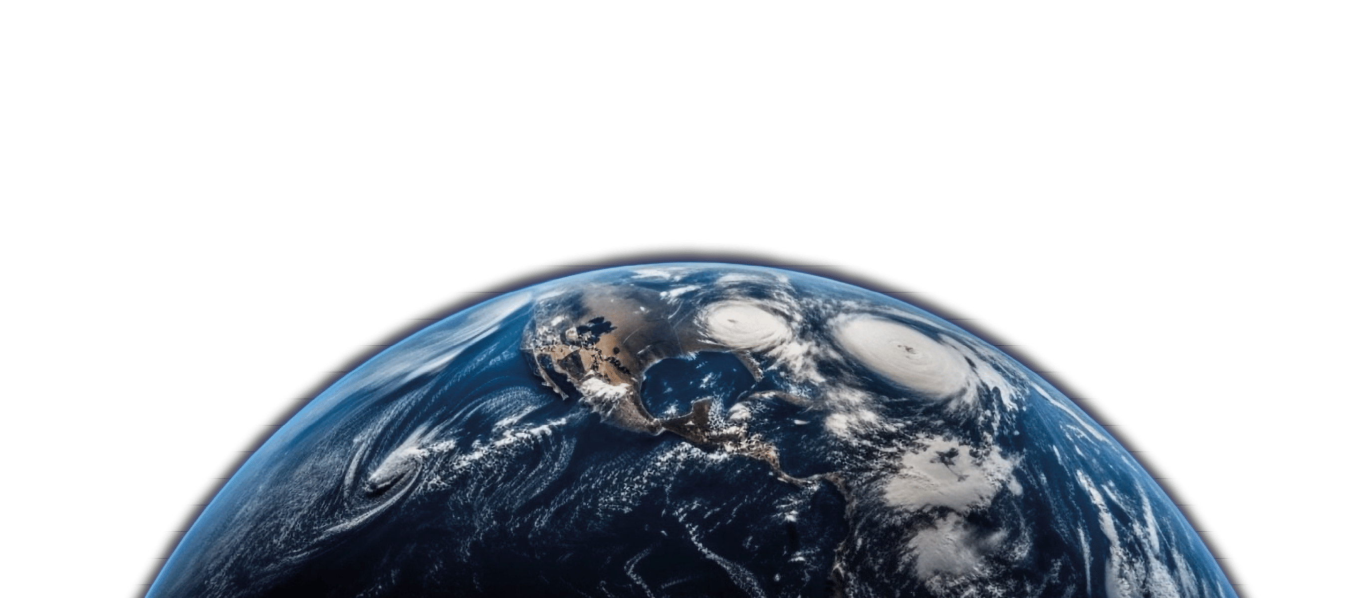 Glowing blue sphere orbits Earth illuminating nature generated by artificial intelligence