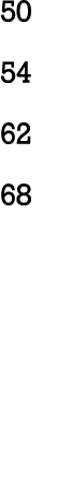 50 54 62 68