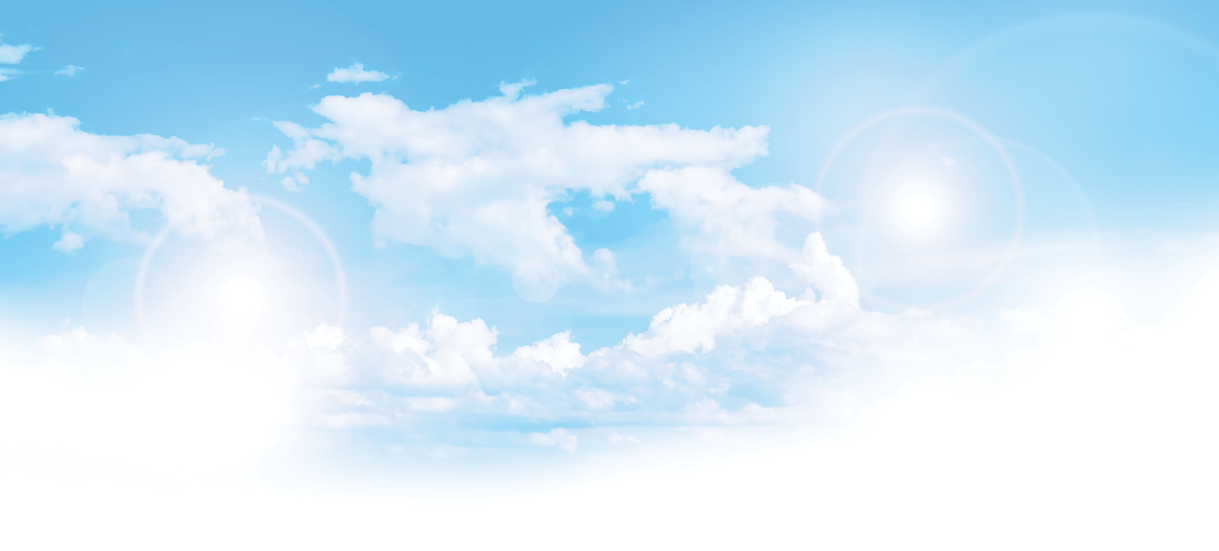 Beautiful sea and ocean on white cloud and blue sky background with copy space for text