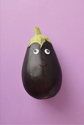Set of colorful funny vegetables with face on isolated color background. Vegetables child healthy eating concept.