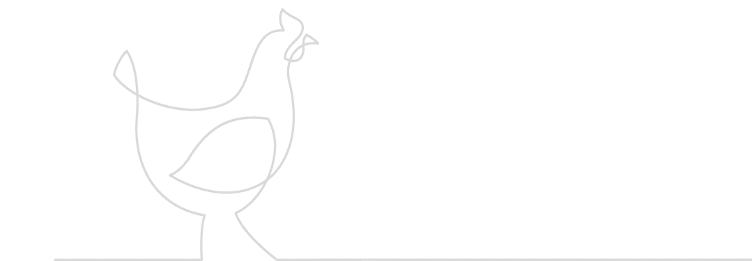 Set of chickens - continuous line drawing. Rooster, hen, chicken grill and egg one line drowing. Vector illustration.